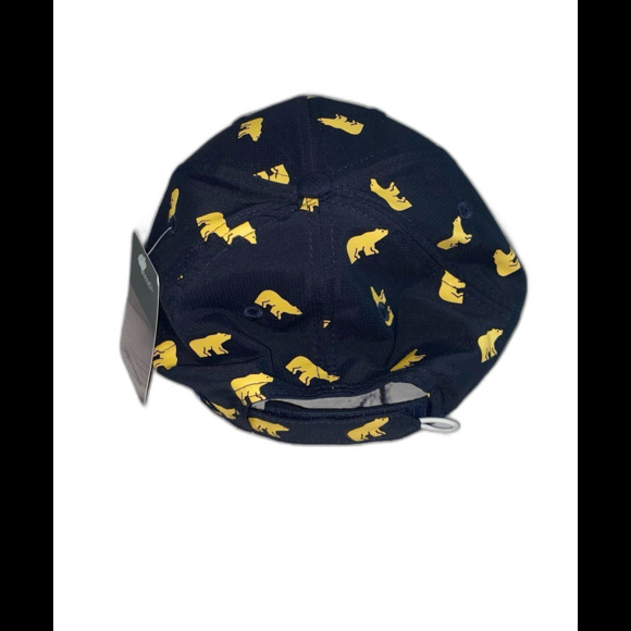 Ahead Cap Hat Unisex Adjustable Strap Navy Yellow “The LongBay Club” - Picture 4 of 9
